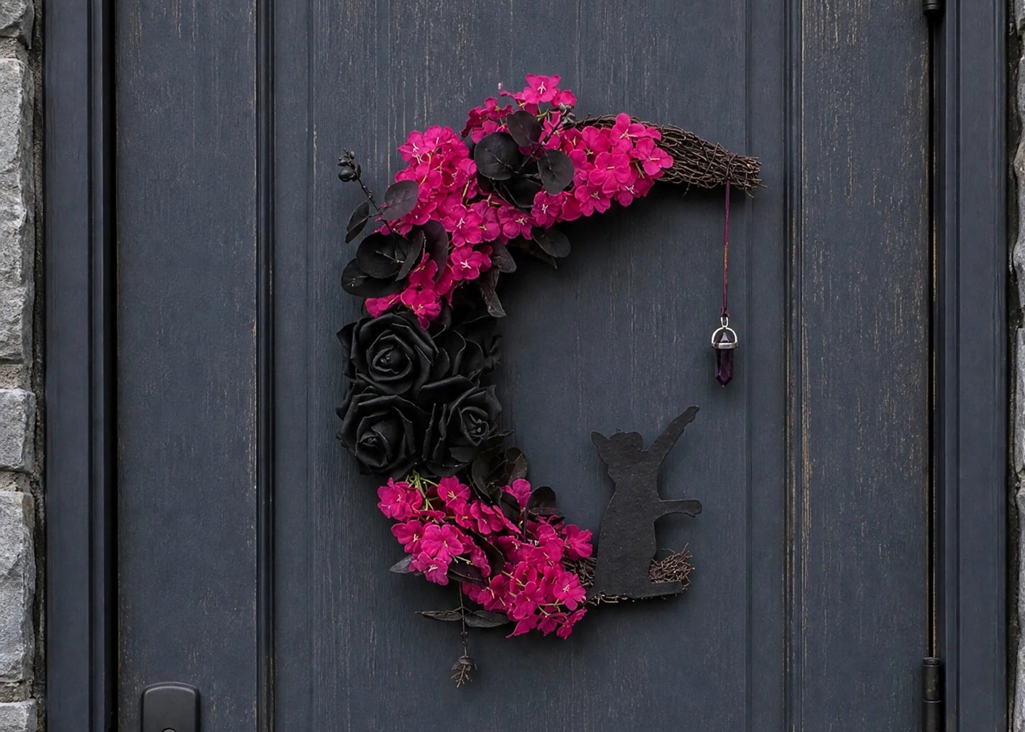 Willows Halloween Cat Wreaths