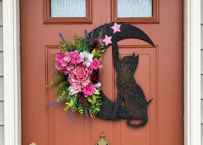 Willows Halloween Cat Wreaths
